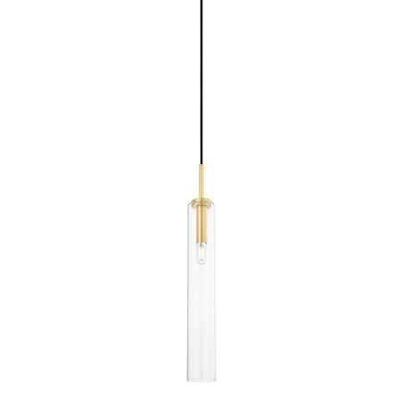Mitzi Nyah 1 Light Pendant 15.5 In. Aged Brass H701701S-AGB