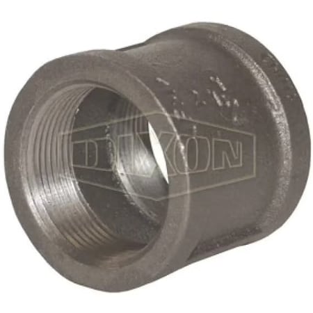 Dixon Threaded Pipe Coupling, 2 in Nominal, FNPT Connection End Style, 150 lb, Iron RHC200