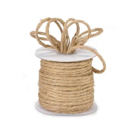 Nashville Wraps Natural Brown Heavy Duty Jute Twine, 1/8x25 yards RP26002