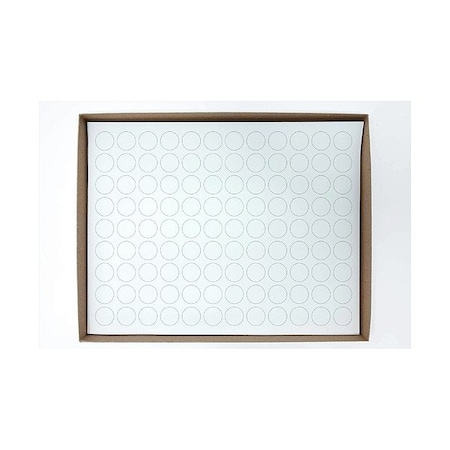 Zoro Select Cyro Label, White, Polypropylene, PK20 GRAING-C21