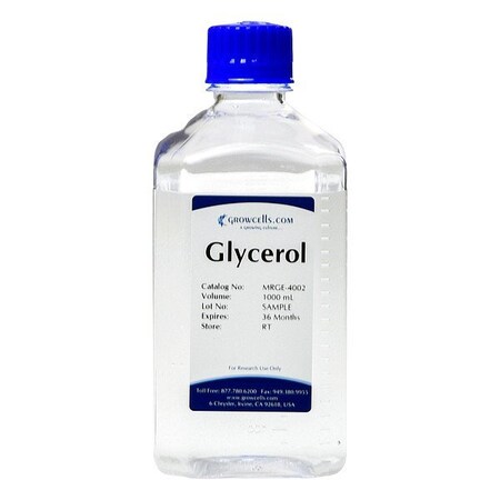 Growcells Glycerol, Clear, Bottle, 1 L, PK12 MRGE-4002-12