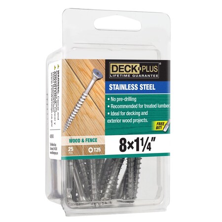 Hillman Deck Screw #8X1-1/4 " 41597