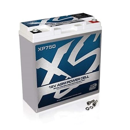 Xpal Power XS Power  12V 750A Agm Battery with M6 Terminal Bolt PXSXP750