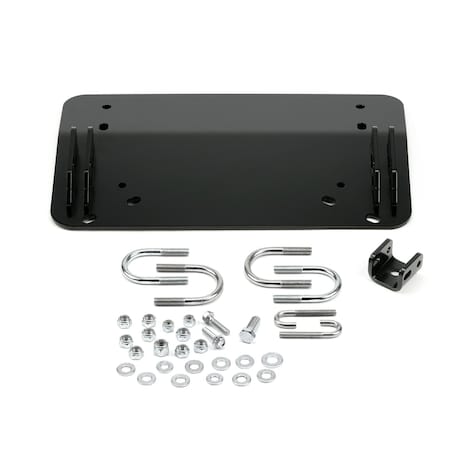 Warn Snow Plow Center Kit Black with Mounting Bracket and Hardware 86680