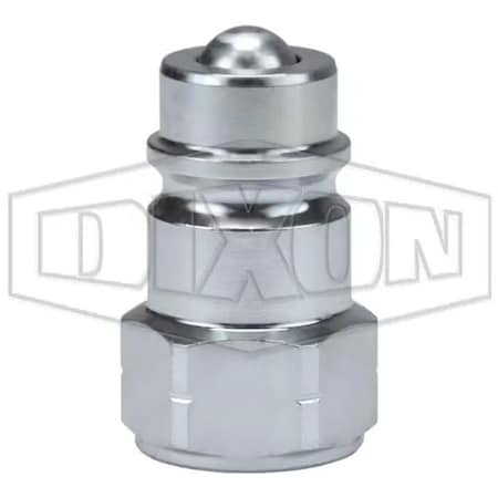 Dixon AG Series Agricultural Ball Plug, 7/8-14 Nominal, Female O-Ring Boss End Style, Steel AG4OF5
