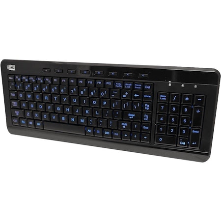 Adesso SLIMTOUCH 3 COLORS ILLUMINATED BACKLIT KEYBAORD. ADESSO SLIMTOUCH 3 COLORS, GREE AKB-120EB