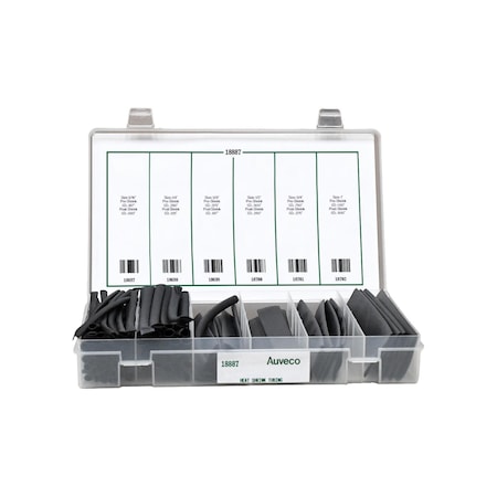 Auveco Heat Shrink Tubing Kit. Assortment 18887