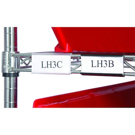 Quantum Storage Systems LABEL HOLDER CHARCOAL 3in LH3B