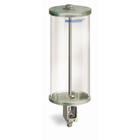 Oil-Rite Constant Level Lubricator w/Oil Level Sight and Acrylic Res - Pipe Mount, 1 gal, 1/2in. Female NPT B576-128ABW