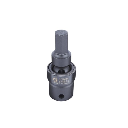 Sunex 1/2 in Drive 12Mm Universal Hex Bit Driver Impact Socket 274912