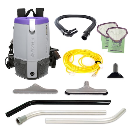 Proteam Super Coach Pro 6, 6 qt. Backpack Vacuum w/ Remediation Tool Kit 107467