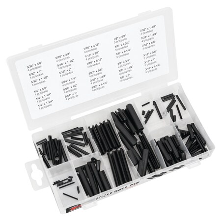 Performance Tool Wilmar PMW5340 120 Piece Roll Pin Assortment PMW5340