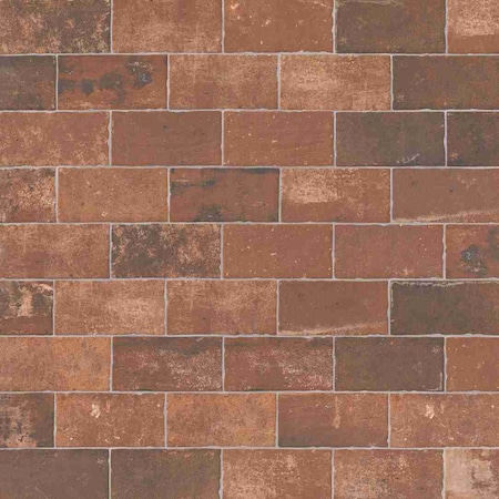 Msi Capella Red Brick 5 In. X 10 In. Glazed Porcelain Floor And Wall Tile, 16PK ZOR-PT-0261