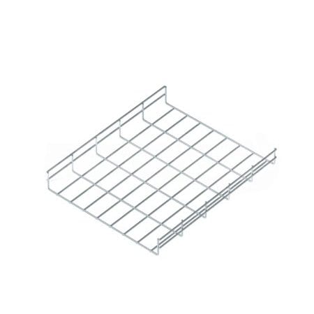 Kable Kontrol Wire Mesh Cable Tray - 18 in W x 4 in D x 5 ft L, Electro-Zinc Plated Steel - Chrome Finish, 14PK KK-18X4X5-EZ-14