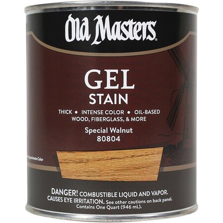 Old Masters GEL STAIN SPECL WLNT 1QT 80804