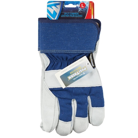 West Chester Protective Gear Mens Large Split Cowhide Leather Palm Winter Glove 91205/L