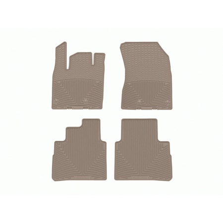 Weathertech Tan, Front and Rear All Weather Floor Mats W634TN-W576TN