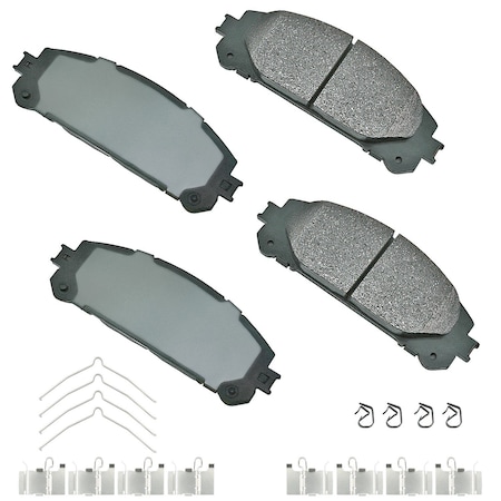Akebono Proact Disk Pad, Act1324A ACT1324A