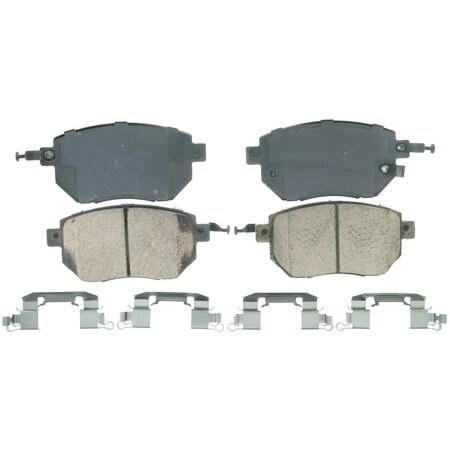 Wagner Brake QuickStop Front Disc Brake Pad Set Ceramic,  ZD969