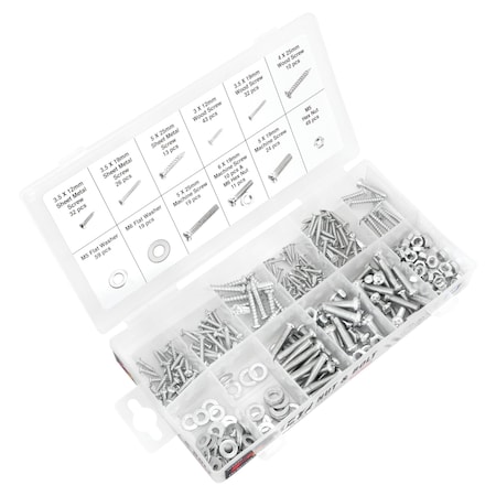 Performance Tool 347-Pc Metric Nuts & Bolts Assortment W5222