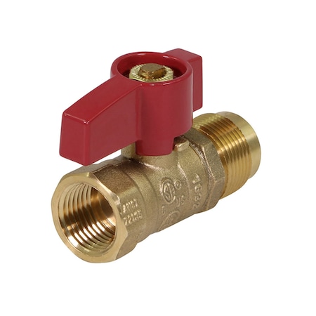 Everflow Flarex1/2" FIP Gas Ball Valve, Brass 5/8" FTGV-58R12F