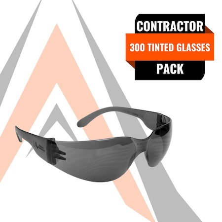 Malta Dynamics Safety Glasses, Tinted Lens, 300 PK SG1112-300