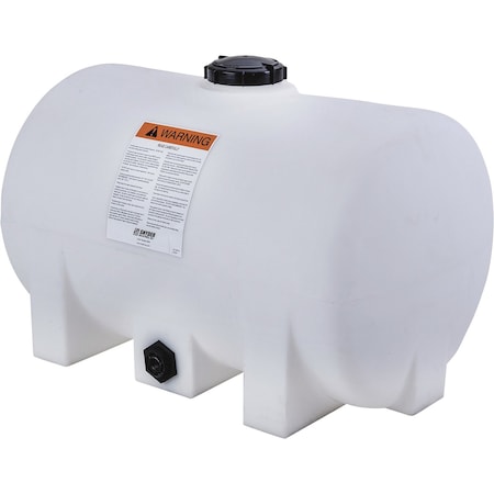 Snyder Industries 60 Gallon Plastic Horizontal Leg Tank - White 1060000C95003