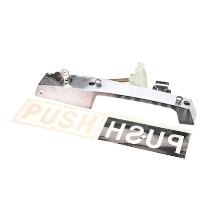 Kason Door Handle with Cylinder Lock and Inside Release, Brushed Chrome, Walk-In 11238C00004