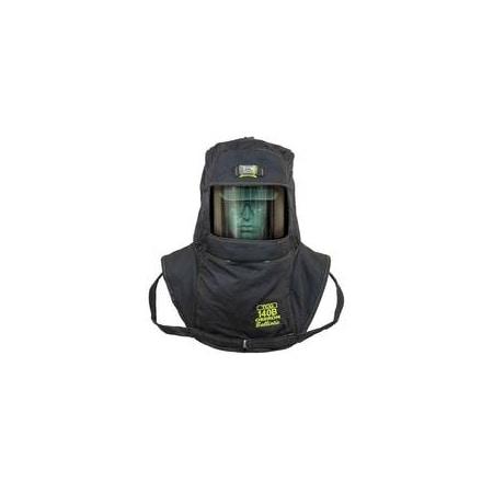 Oberon Arc Flash Hood, Black, Universal TCG140B-C+HVSL