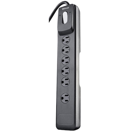 Southwire 4 ft. 1440J 6Outlet Surge Protector 7226053