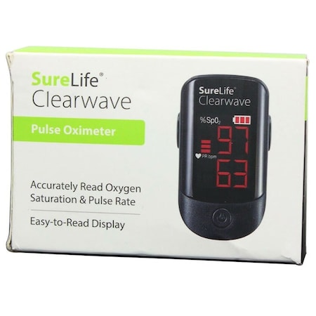 Mhc SureLife Clearwave Pulse Oximeter, Black 860310