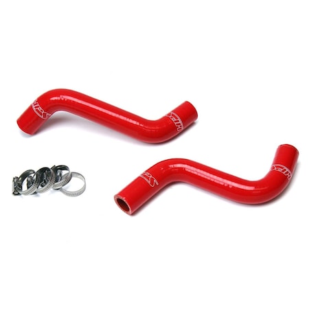 Hps Performance High Temp Reinforced Silicone Radiator Coolant Hose Kit, Red,  57-1524-RED