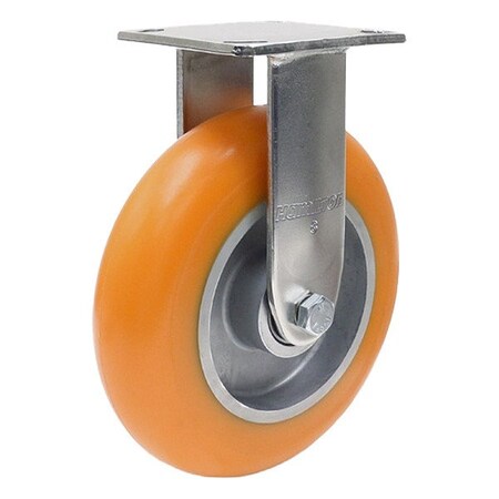 Hamilton Plate Caster, Steel, Rigid R-52K-82EMB-ZB