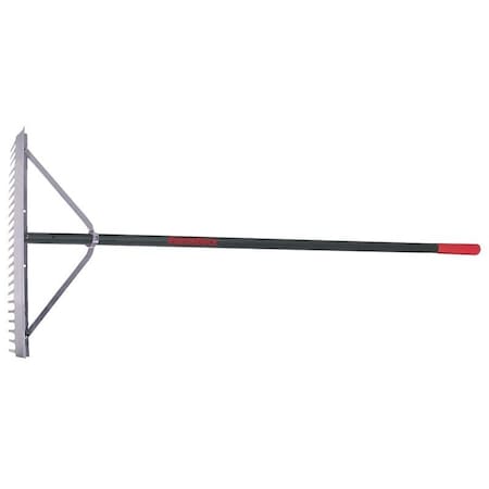 Razor-Back 24 in Aluminum Landscape Rake, 24 Tines 63136