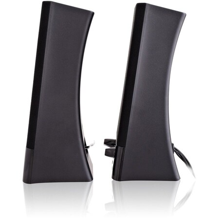 V7 Audio V7 Audio SP2500-USB-6N USB 2.0 Powered Stereo Speakers for Notebook & Desktop - Black SP2500-USB-6N