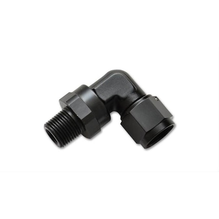 Vibrant Performance 10AN to 0.35 in. NPT Female Swivel 90 deg Adapter Fitting 11389