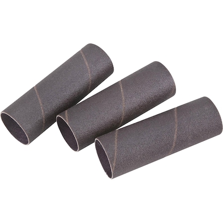 Woodstock 1-1/2'' Dia. x 4-1/4'' A/O Hard Sanding Sleeve, 80 Grit, 3PK D1471
