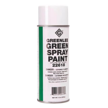 Greenlee Paint, 12 oz Container, Green 22618
