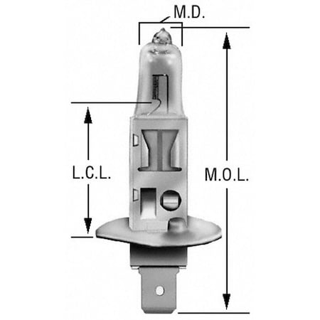 Wagner Lighting Wagner BP1210H1 Fog Light Bulb BP1210/H1