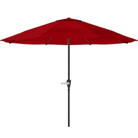 Pure Garden 9-Foot Outdoor Patio Umbrella, Red 50-101-R