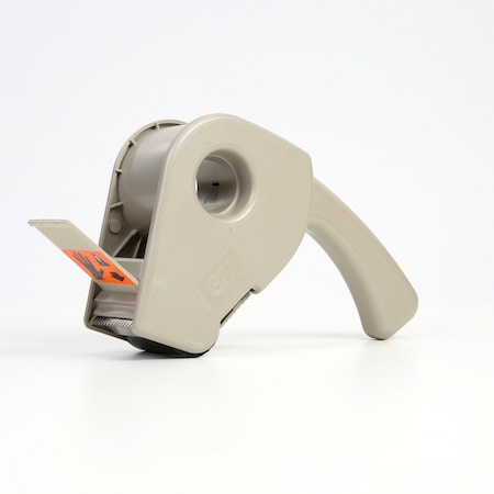 Scotch Handheld Tape Dispenser, 2 in Max. Tape Width, 3 in Tape Core Dia., Pistol, Plastic, Gray H190