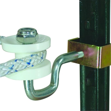 Field Guardian T Post Corner Insulator Polyrope, White 102331