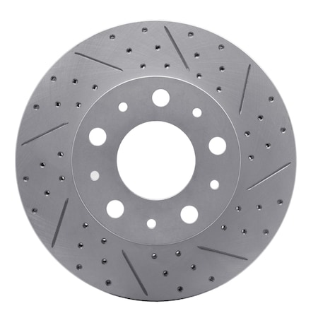 Dynamic Friction Co DFC Geoperformance Rotor - Drilled and Slotted 830-40114R
