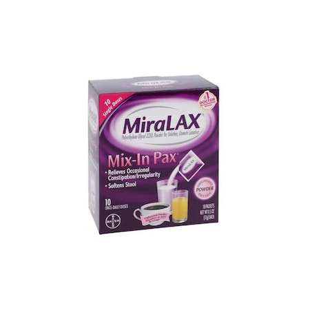 Miralax Neatpax Single Dose Powder, 10PK 11523726803
