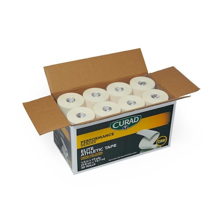 Medline Premium Athletic Tape, 1.5in x 15 yd., 32PK CUR290015
