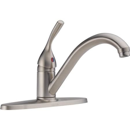 B & K Ktchn Faucet 1H Ss Ada 400-SS-DST