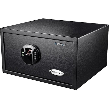 Barska Security Safe, with Biometric Keypad 25 lb, 0.99 cu ft, Steel AX12840