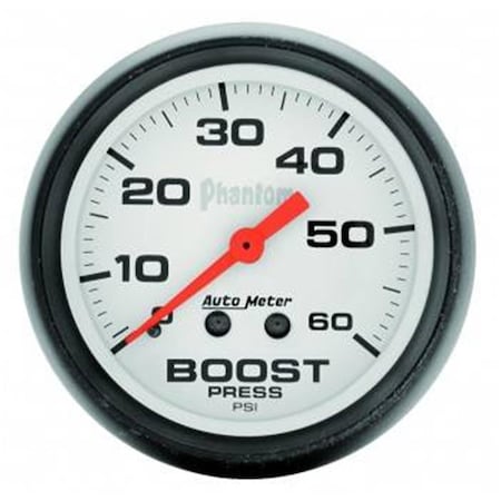 Auto Meter 5705 Phantom Mechanical Boost Gauge - 2.06 in. ATM5705