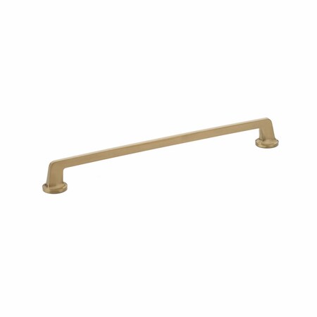 Schaub 12in Center to Center Northport Flat Cabinet Pull Brushed Bronze Finish 204-BBZ