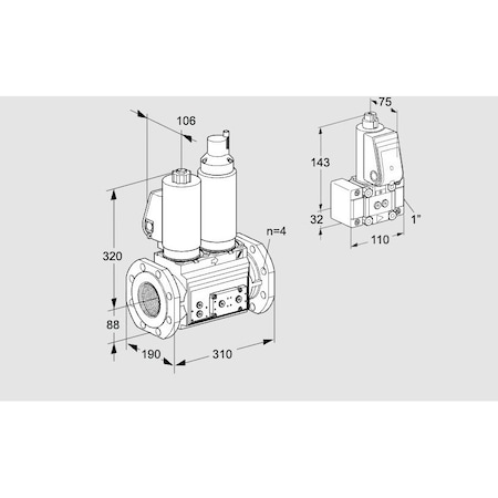 Honeywell Kromschroder VCS7T80A05NLQSLE/PPPP/PPZ- KS88206750